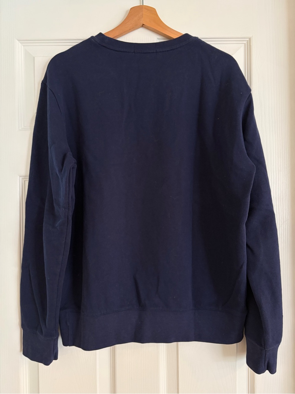RALPH LAUREN POLO Navy Crewneck Sweatshirt with Polo Bear Graphic L - Picture 4 of 4